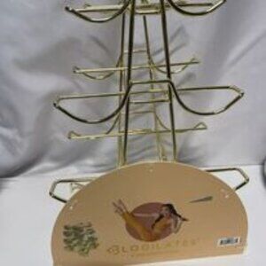 Blogilates 4 Tier Weight Rack - Gold